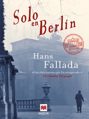 cover image of Solo en Berlín